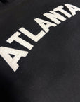 Atlanta Varsity Crewneck Sweatshirt - Felt Lettering (Bone)