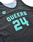 QUEERS Reversible Mesh Jersey (Aqua)