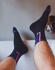 Retro Slide Socks