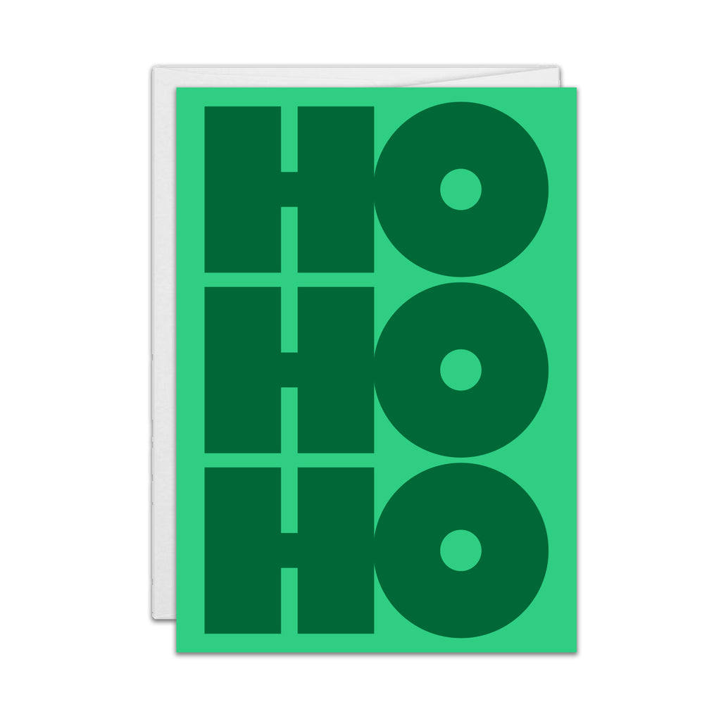 Holiday Card - HO HO HO (Green) – YEAHBUZZY